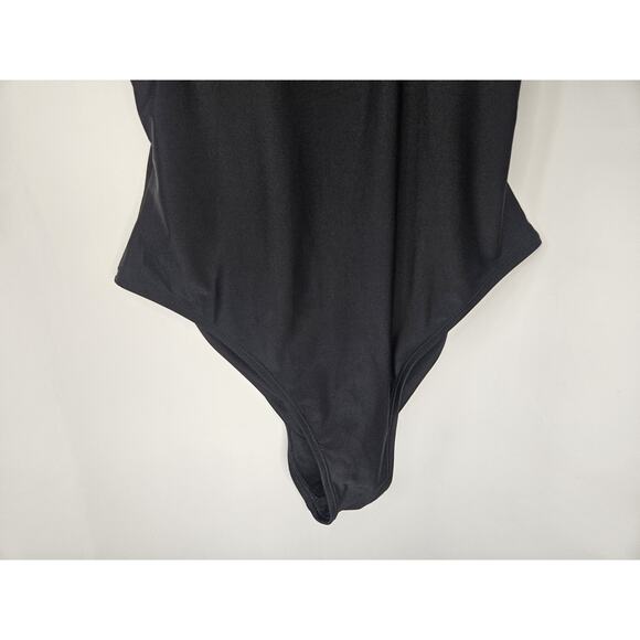 Kendall + Kylie 283915 Women's Band One-Piece Swimsuit, Size Large Classic - Picture 3 of 7